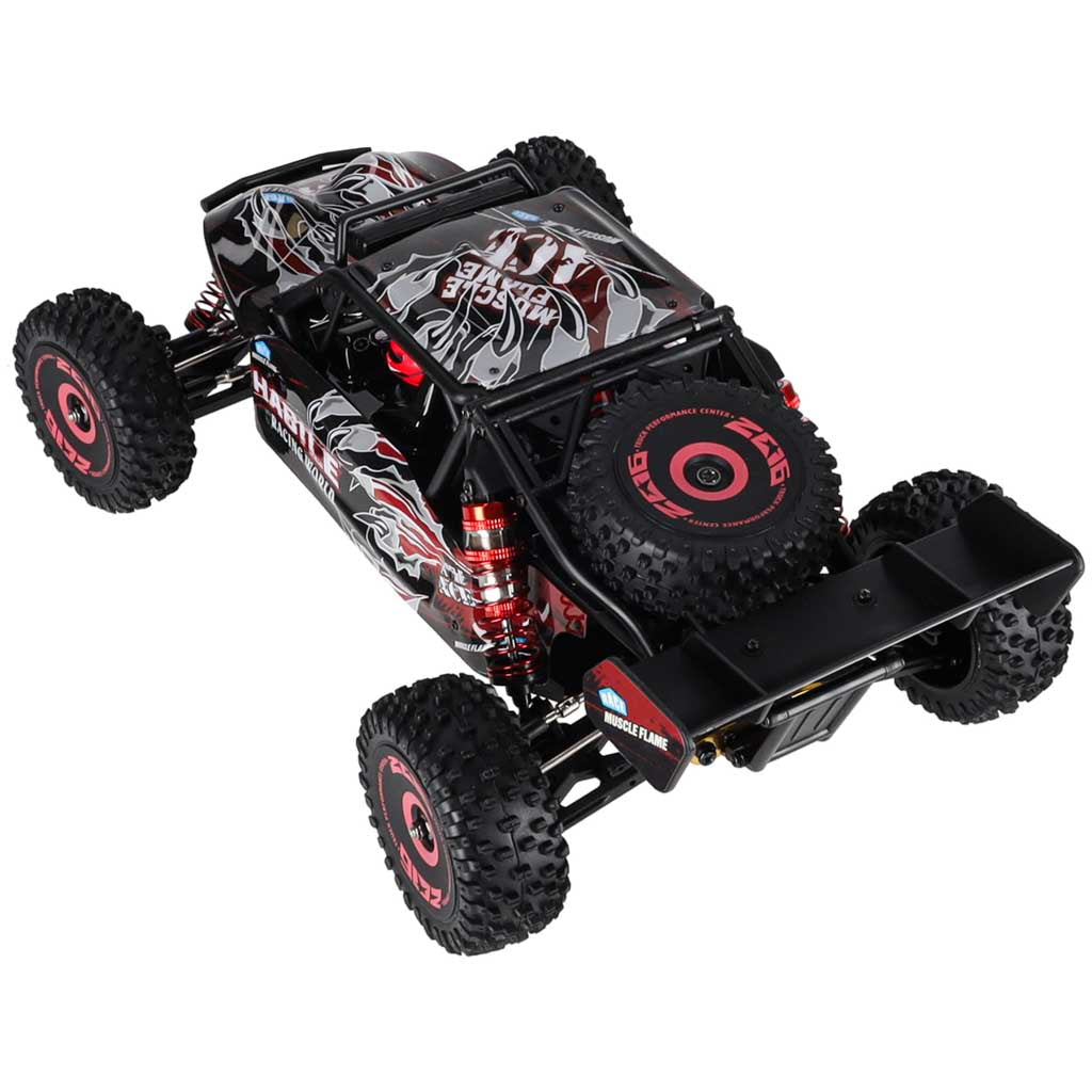 Radijo bangomis valdomas visureigis WLToys 124016, 1:12, 75 km/h, be šepetėlių