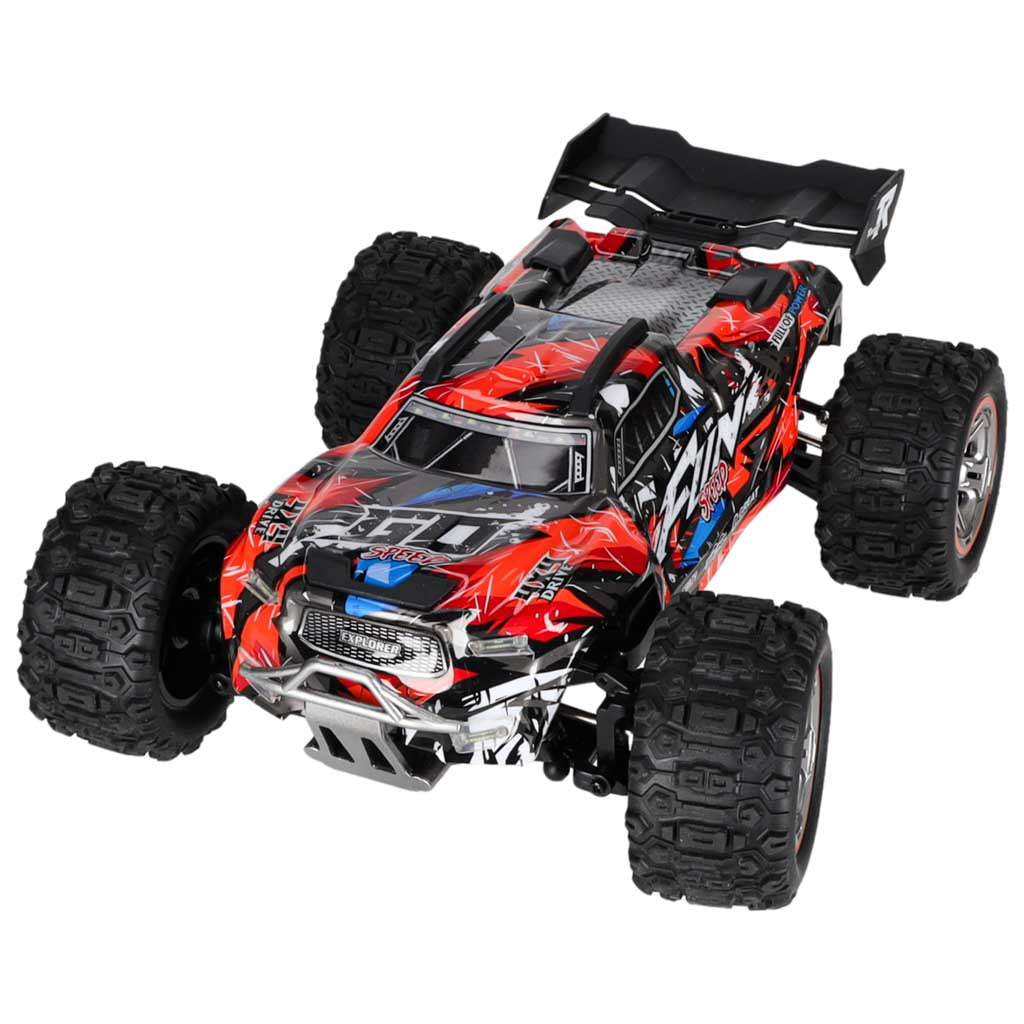 Radijo bangomis valdomas automobilis WLToys 184008, 1:18, 60 km/h, 4x4, LED