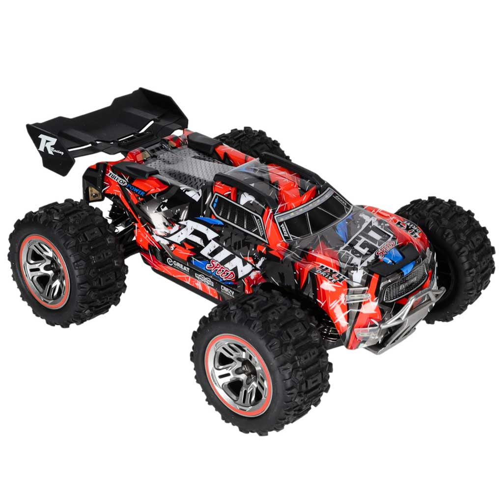 Radijo bangomis valdomas automobilis WLToys 184008, 1:18, 60 km/h, 4x4, LED