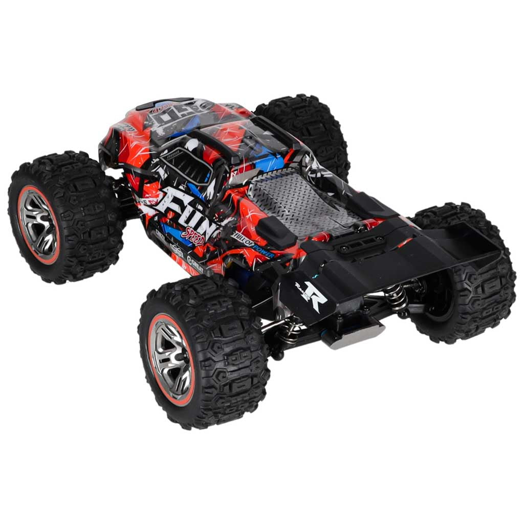 Radijo bangomis valdomas automobilis WLToys 184008, 1:18, 60 km/h, 4x4, LED