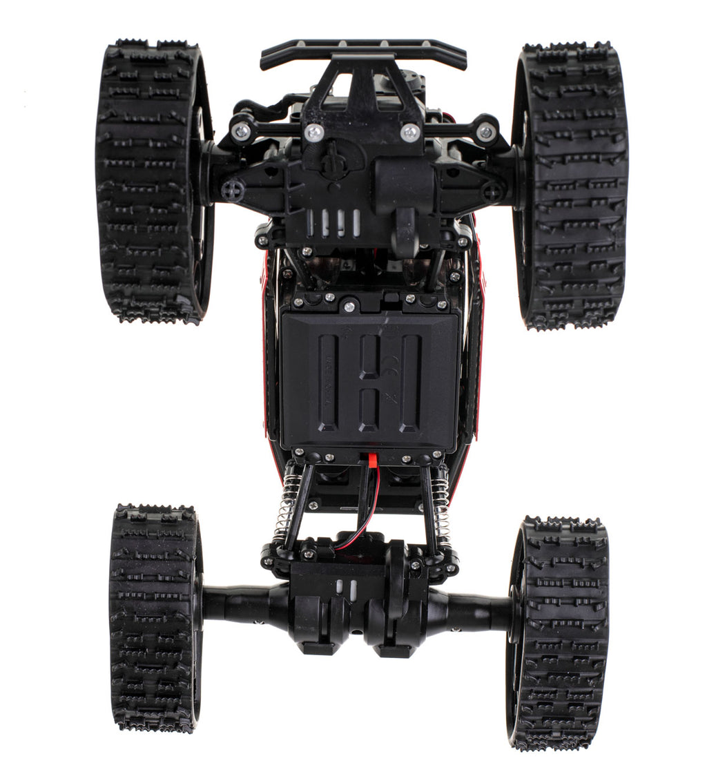 Nuotoliniu būdu valdomas RC Rock Crawler 4x4 visureigis LHC012, 2in1, raudonas