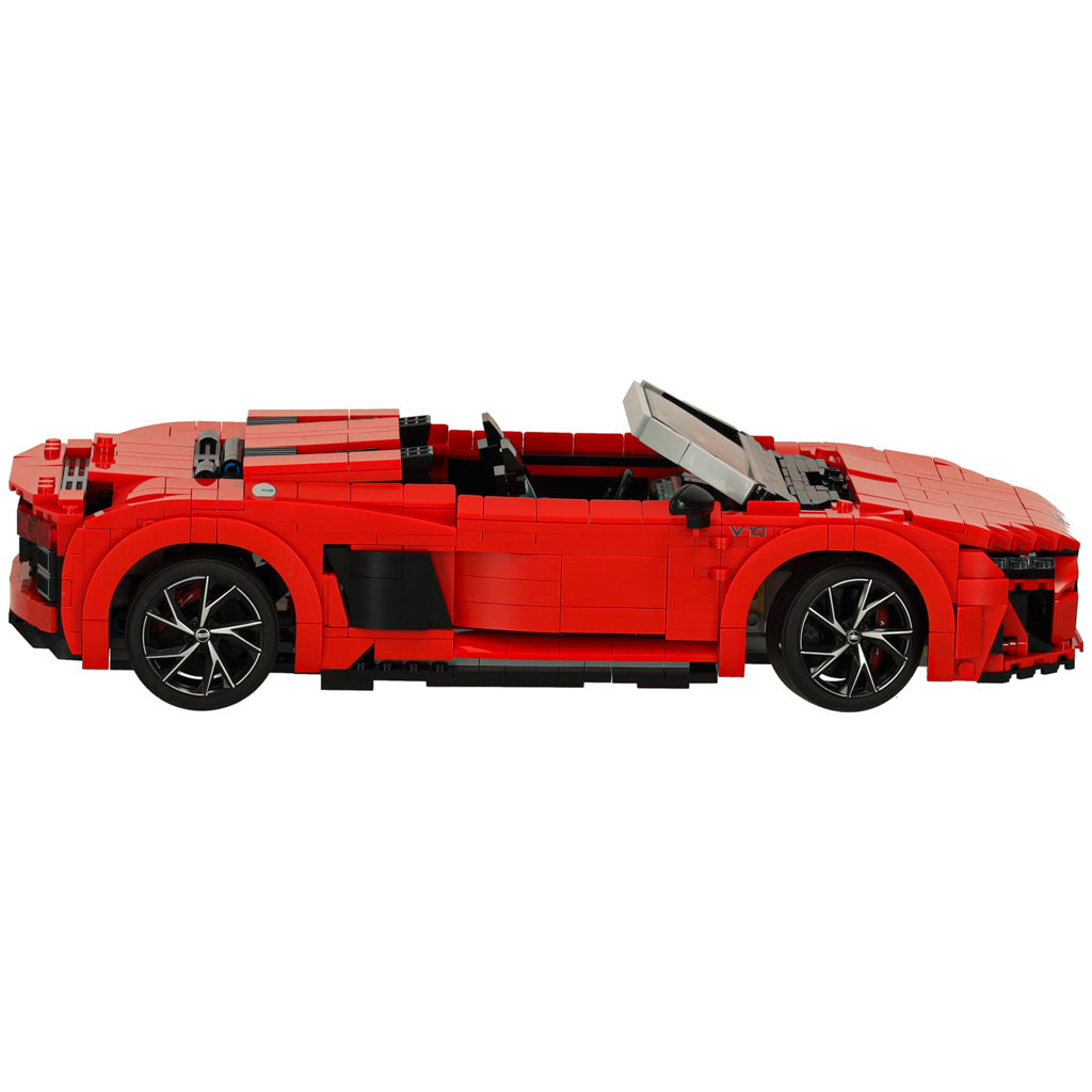 Rastar Audi R8 Spyder 93800 konstravimo kaladėlės, 1:14 mastelis, 1440 dalių