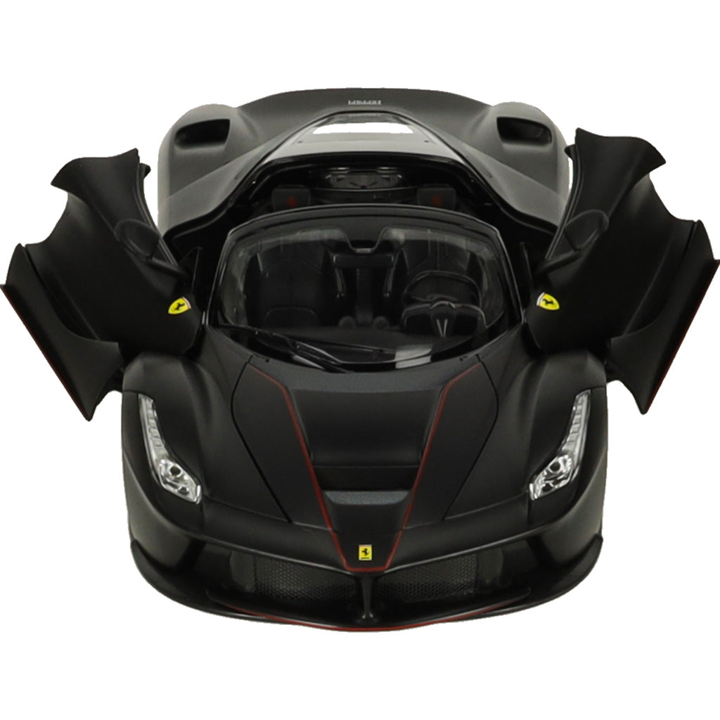 Nuotoliniu būdu valdomas automobilis Rastar 75800 Ferrari LaFerrari Aperta 1:14, juodas
