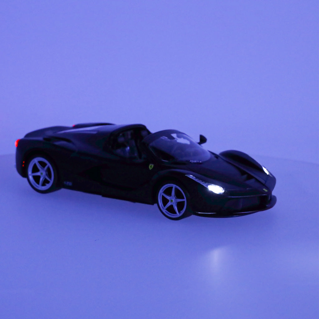 Nuotoliniu būdu valdomas automobilis Rastar 75800 Ferrari LaFerrari Aperta 1:14, juodas