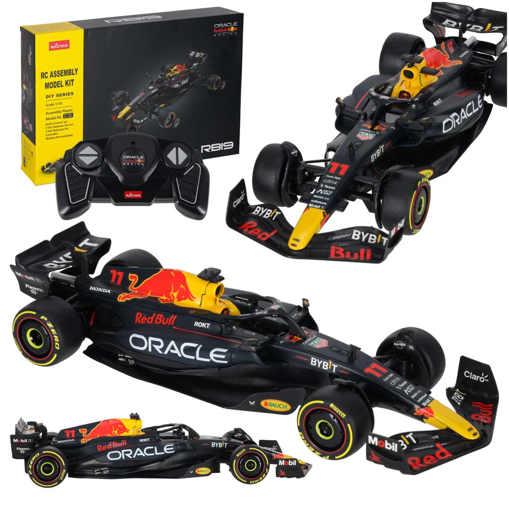 Rastar 92600 Oracle Red Bull Racing RB19 nuotoliniu būdu valdomo automobilio modelio konstravimo rinkinys, 1:16 mastelis