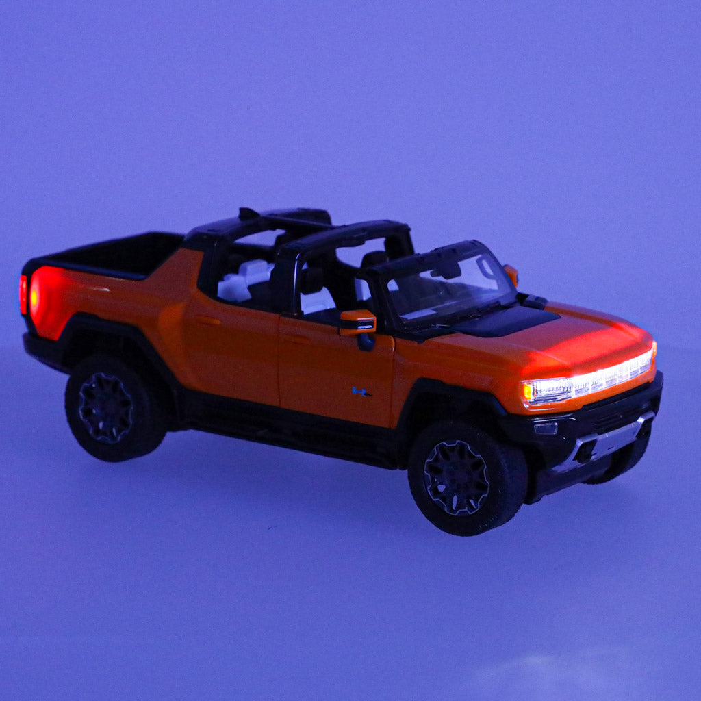 Rastar 93000 Hummer EV nuotoliniu būdu valdomas automobilis, 1:16, oranžinis