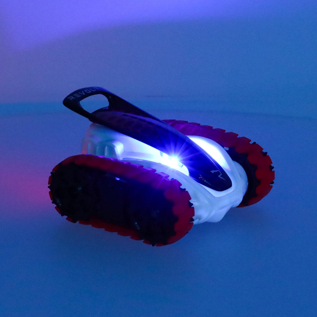 Nuotoliniu būdu valdomas vikšrinis automobilis REVOLT TG1006 High-Performance Track Racer, 2.4GHz, su LED, skirtas bekelei, raudonas, veikimo nuotolis iki 40 m