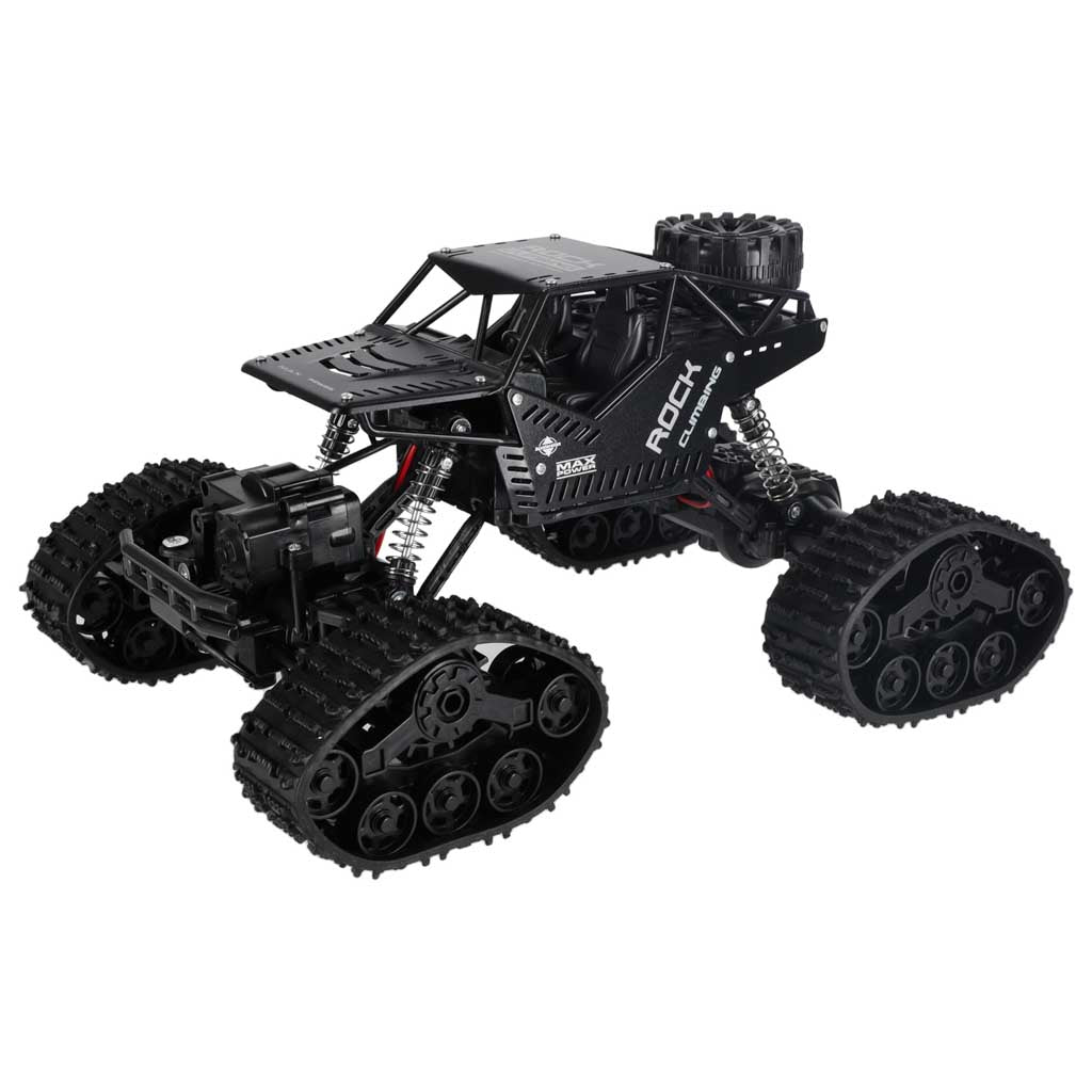Nuotoliniu būdu valdomas visureigis RC Rock Crawler 4x4 LHC012, 2in1, juodas