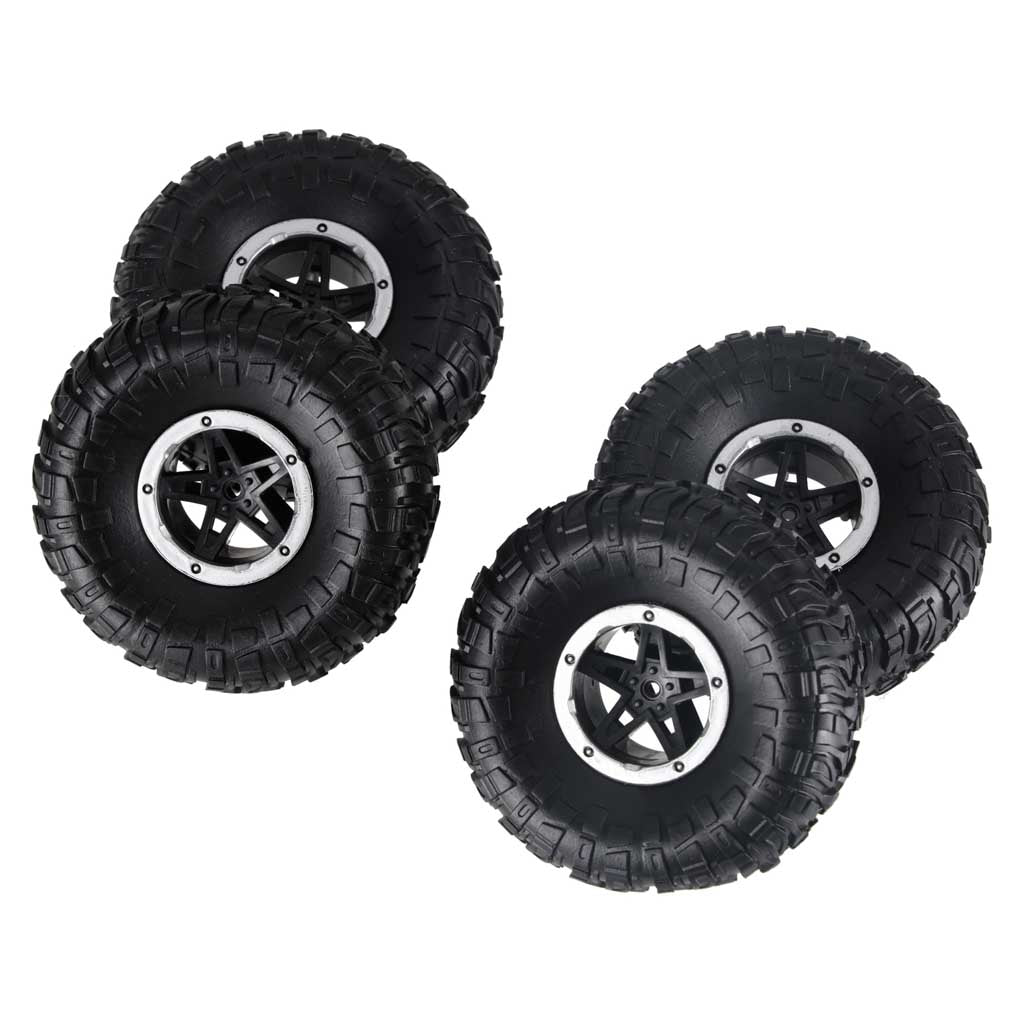 Nuotoliniu būdu valdomas visureigis RC Rock Crawler 4x4 LHC012, 2in1, juodas