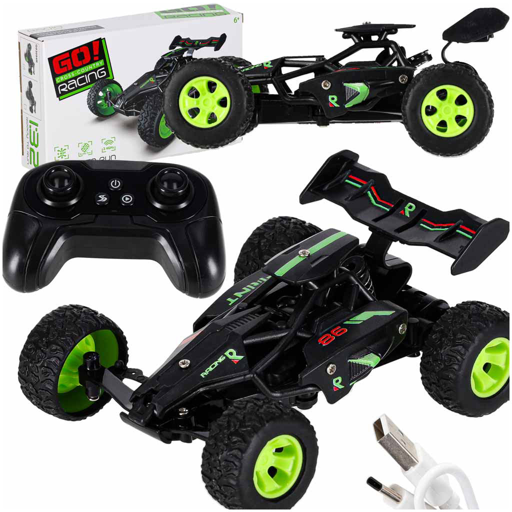 Nuotoliniu būdu valdomas visureigis automobilis 1:32 mastelio, 15 km/h, 2,4 GHz
