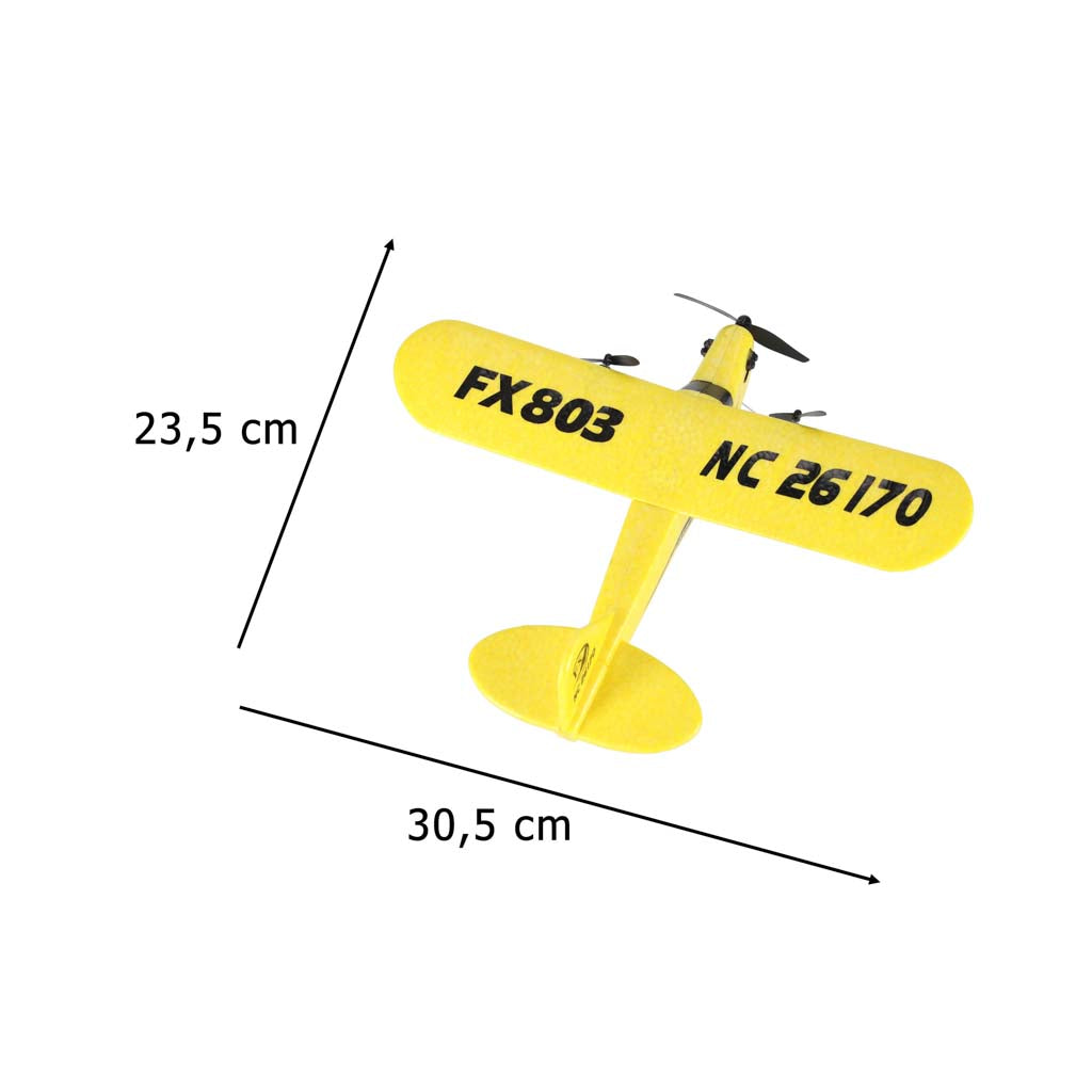Radijo bangomis valdomas lėktuvas RC FX803 Piper 150 mAh