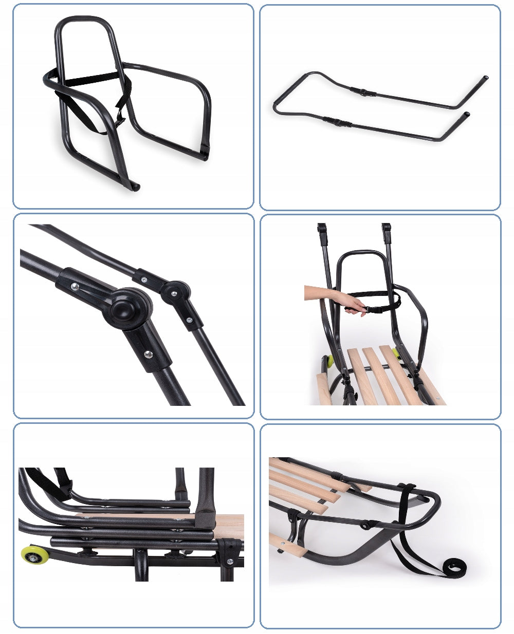 Rogutės su Miegmaišiu, Ratukais ir Kojų Atramomis – vaizdas 5