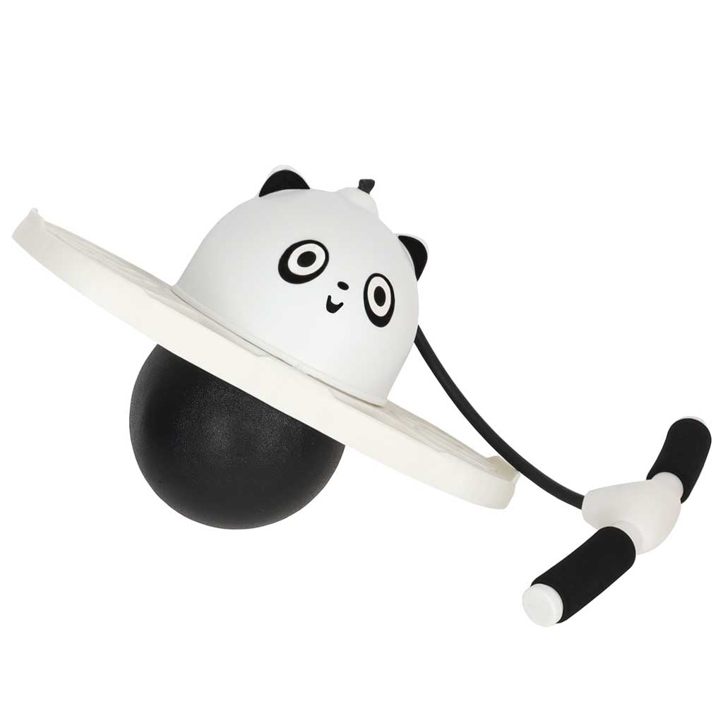 Vaikiškas pogo šokliukas pusiausvyrai Panda, balta ir juoda spalvos