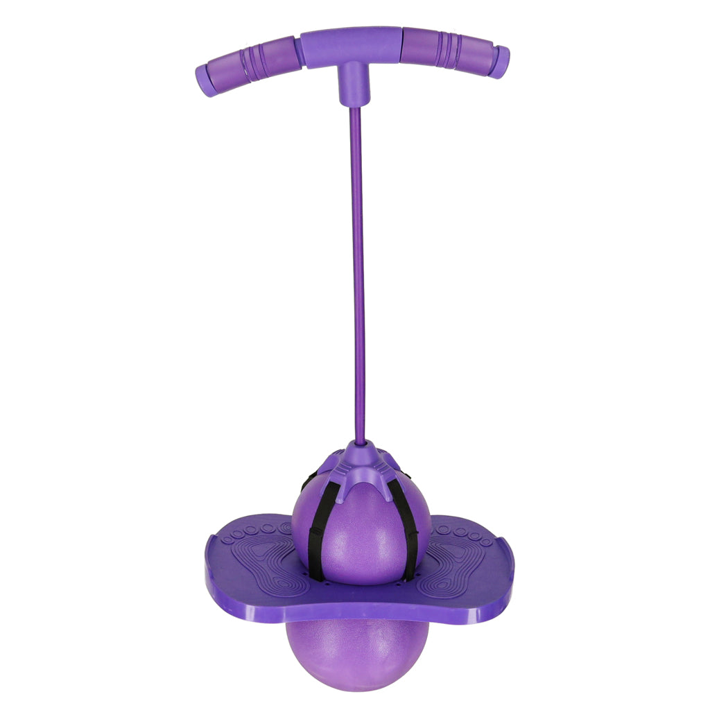 Vaikiškas pusiausvyros šoklys su kamuoliu violetinis