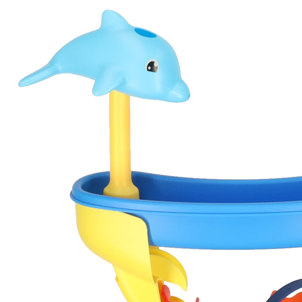 Vandens stalas smėlio ir vandens žaidimams, dviejų lygių, su priedais