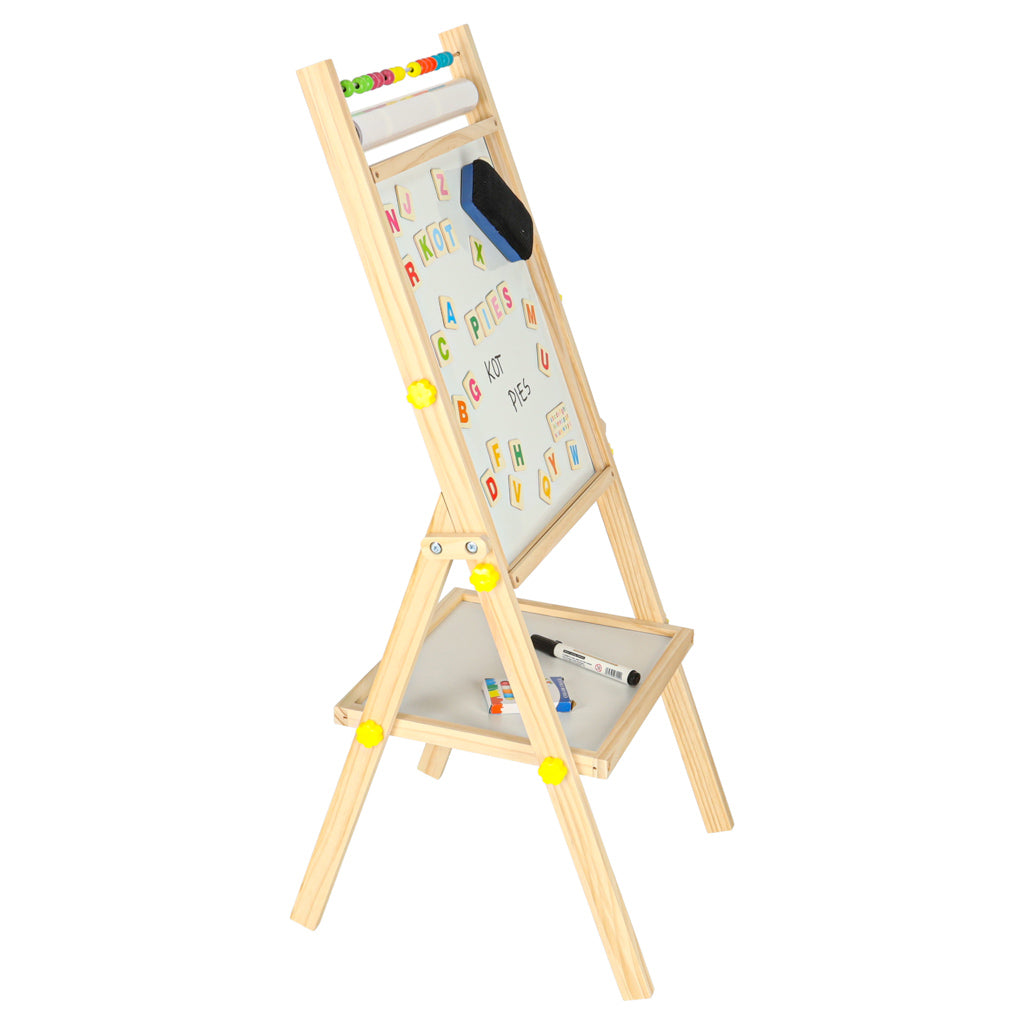 Magnetinė dvipusė lenta su skaičiuotuve ir popieriaus ritinėliu 90cm