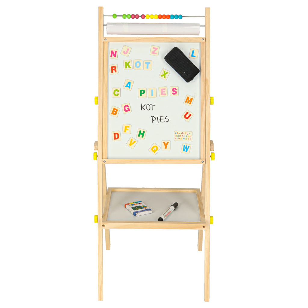 Magnetinė dvipusė lenta su skaičiuotuve ir popieriaus ritinėliu 90cm
