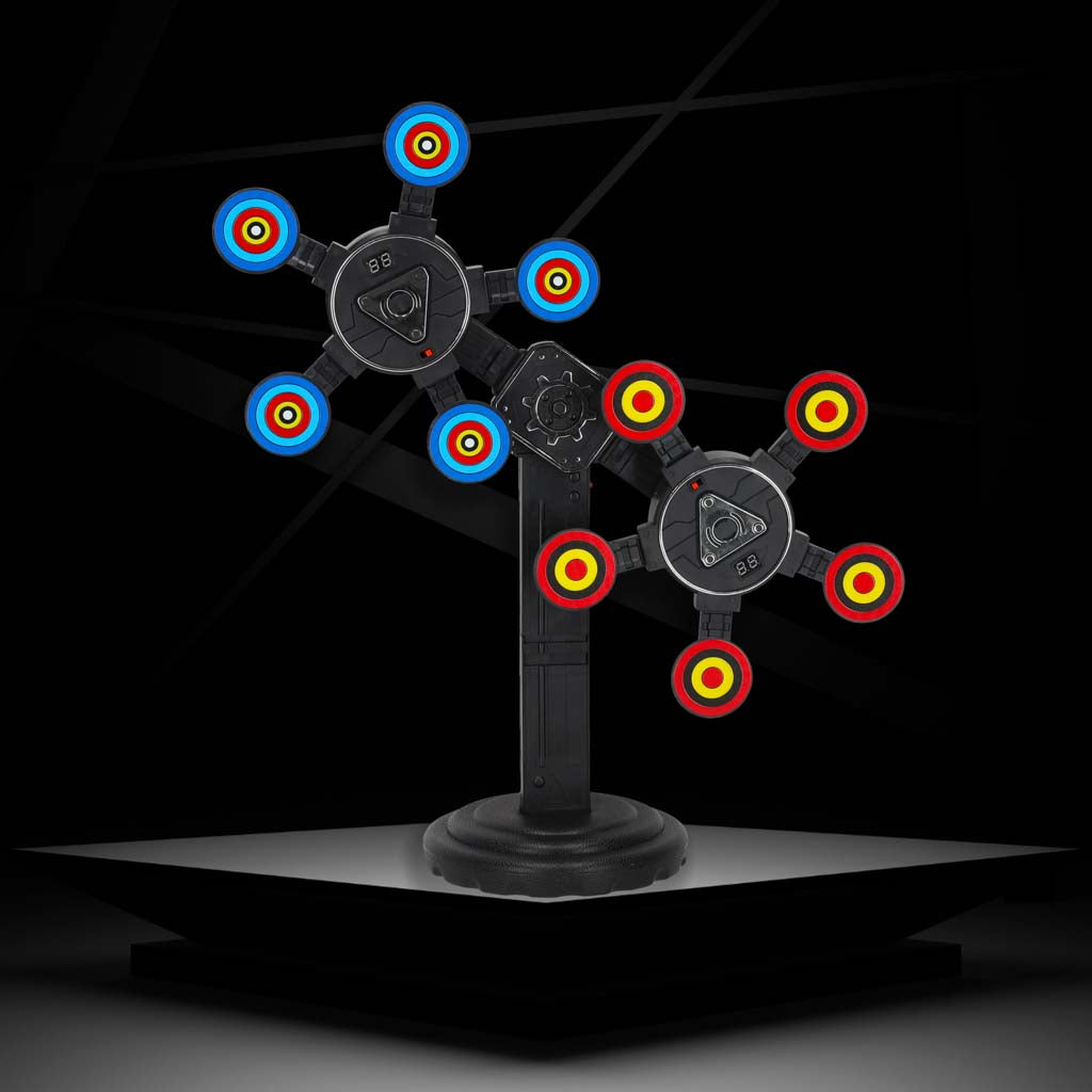 Elektroninis judantis šaudymo taikinys su taškų skaičiavimu