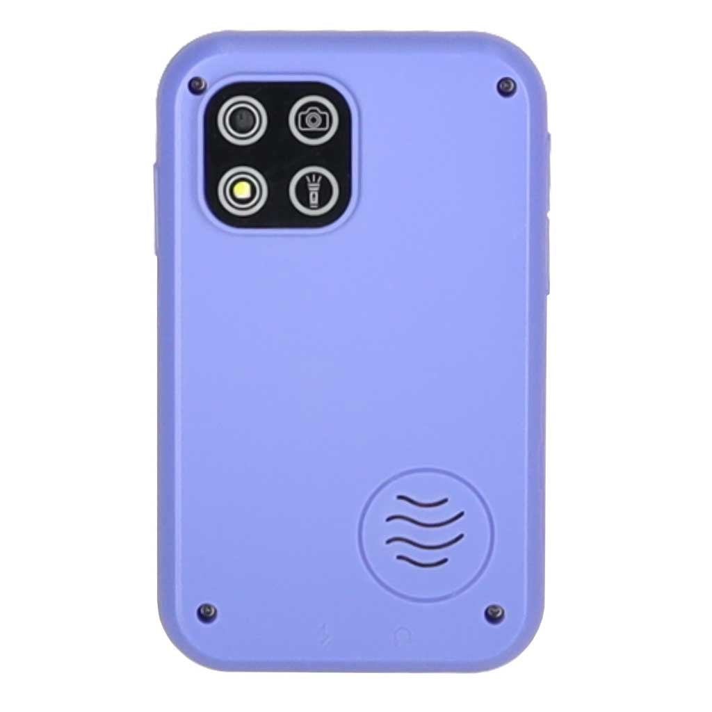 Žaislinis telefonas vaikams su kamera, MP3 ir žaidimais, mėlynas dinozauras