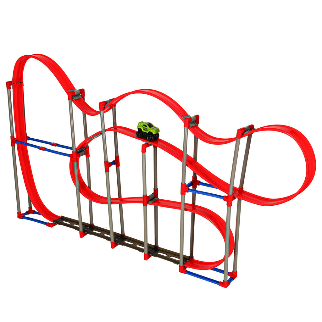 Magnetinis antigravitacinis automobilių takelis 123 cm, XL, 120 dalių