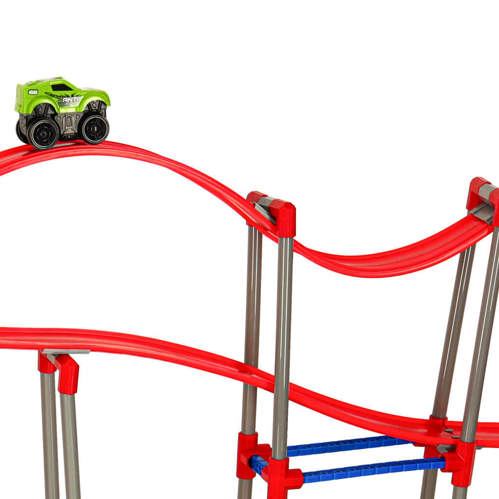Magnetinis antigravitacinis automobilių takelis 123 cm, XL, 120 dalių