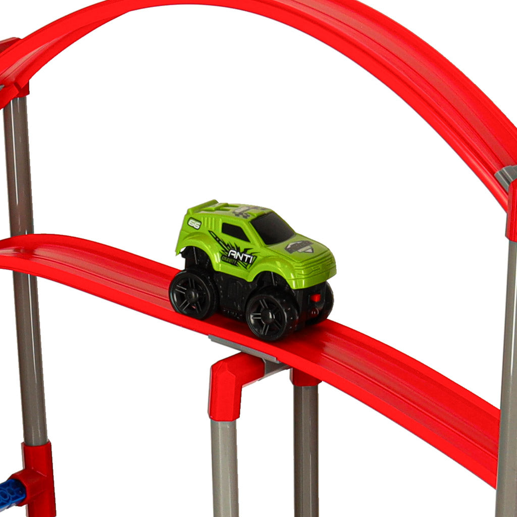 Magnetinis antigravitacinis automobilių takelis 123 cm, XL, 120 dalių