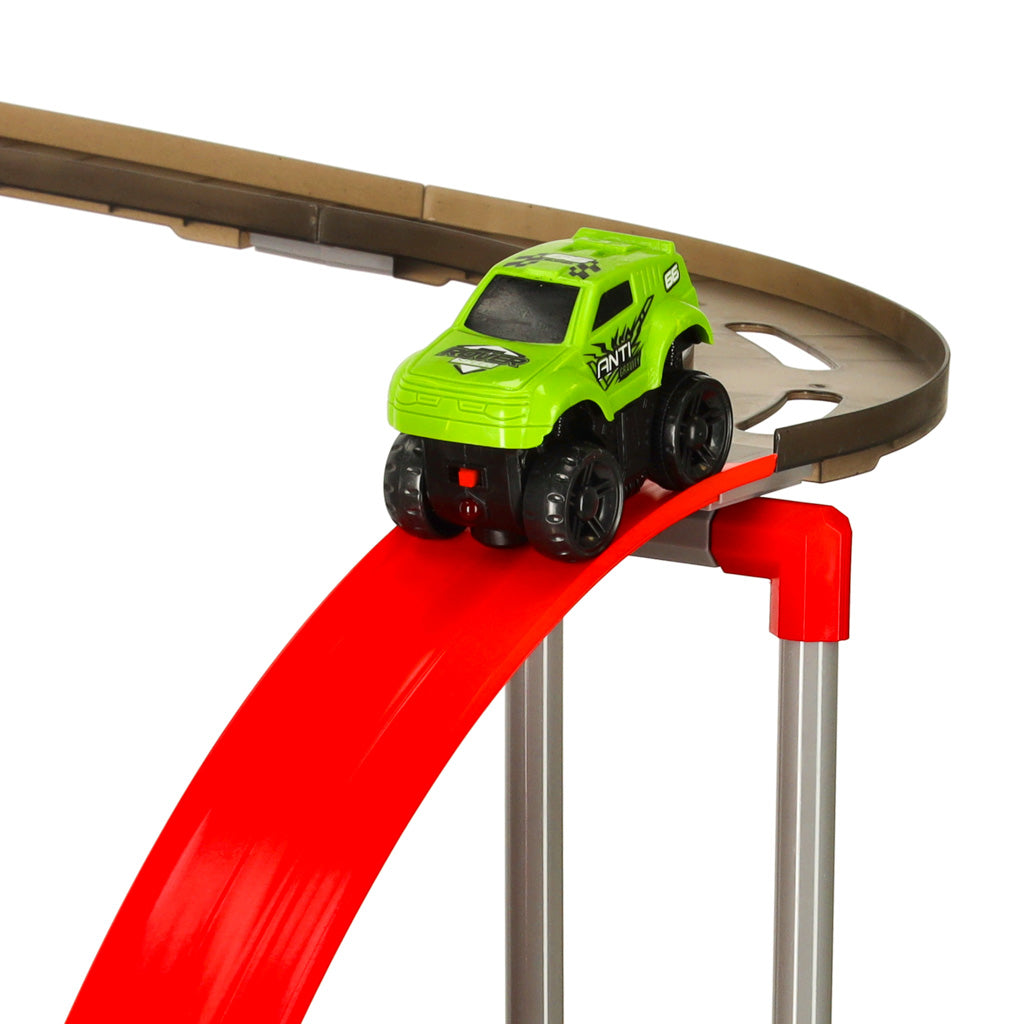 Magnetinė antigravitacinė automobilių trasa 130 cm XXL, 175 dalių