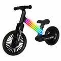 Balansinis dviratukas Trike Fix Glow su LED apšvietimu, juodas
