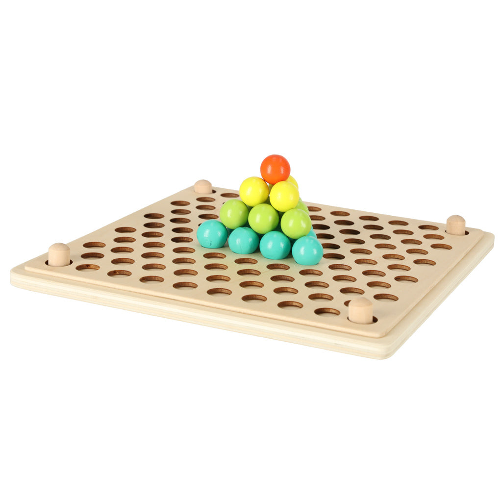 Montessori mozaika kamuoliukų dėlionė lavinamoji 77 el.