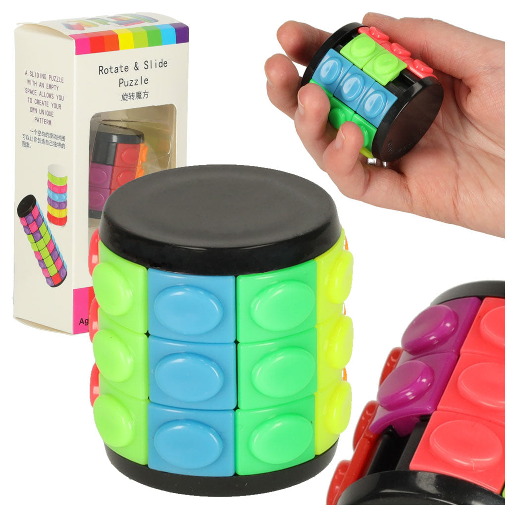 Besisukantis cilindro formos loginis galvosūkis su 3 eilėmis – pagrindinis vaizdas