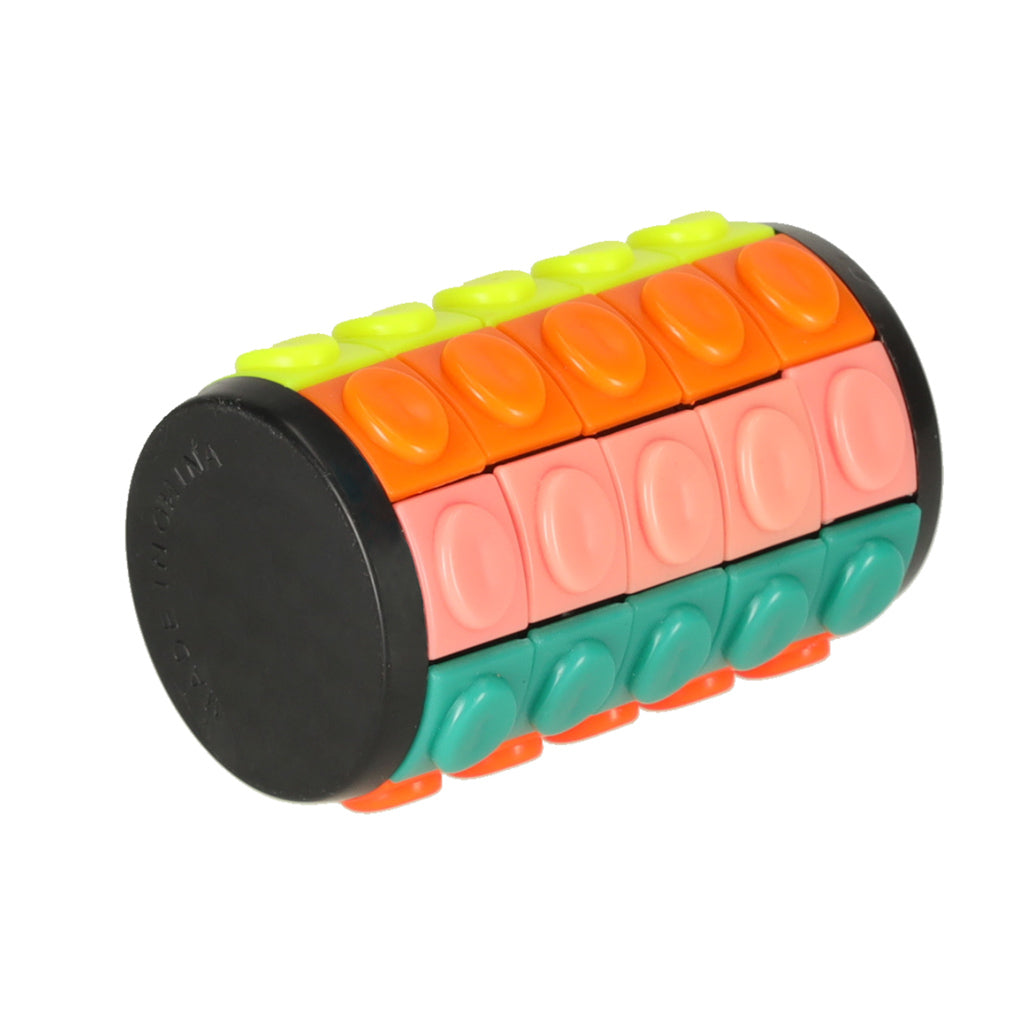 Besisukanti cilindro formos loginė dėlionė su 5 eilėmis – vaizdas 3