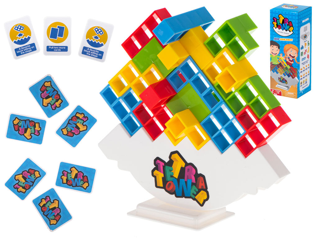 Tetris balansavimo kaladėlių dėlionė – lavinamasis žaidimas šeimai