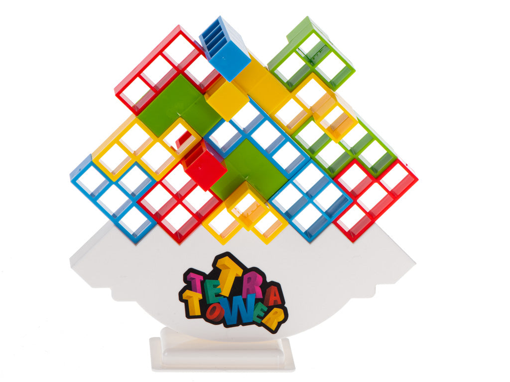 Tetris balansavimo kaladėlių dėlionė – lavinamasis žaidimas šeimai