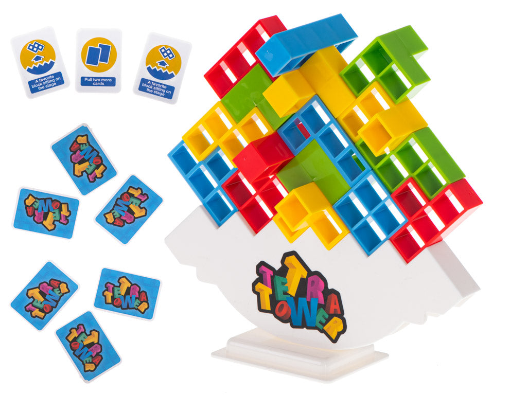 Tetris balansavimo kaladėlių dėlionė – lavinamasis žaidimas šeimai