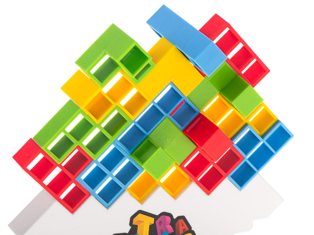 Tetris balansavimo kaladėlių dėlionė – lavinamasis žaidimas šeimai