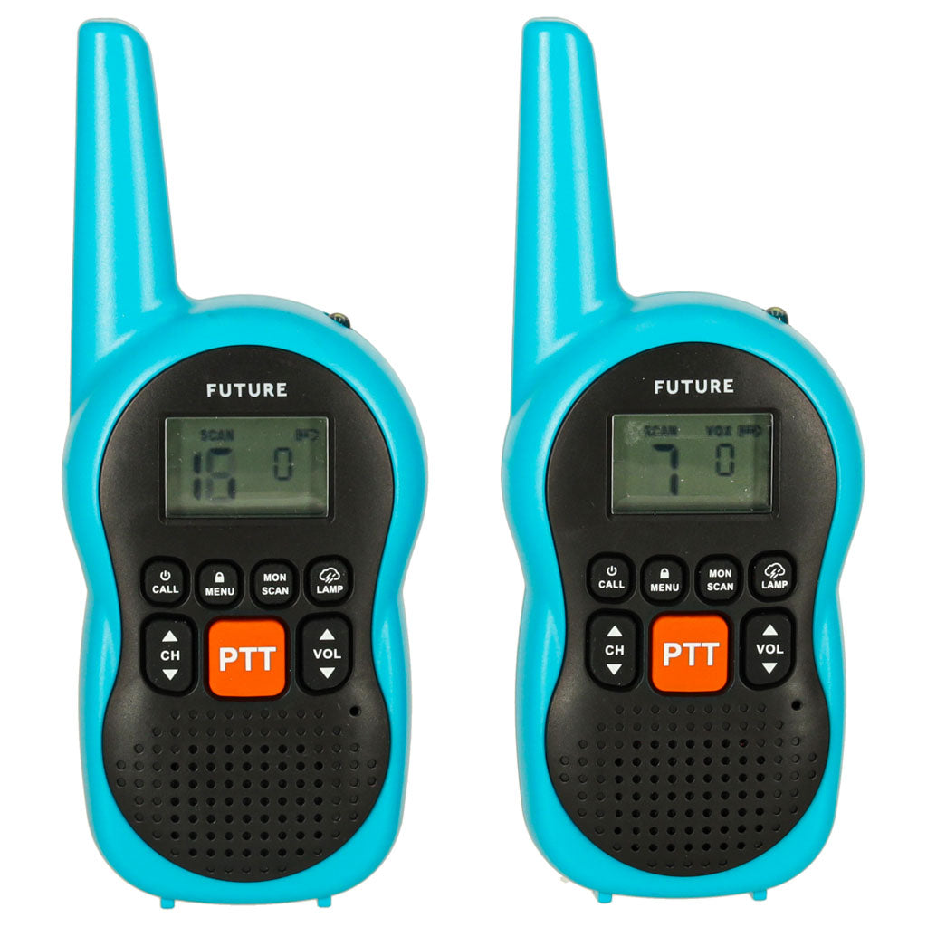 Vaikų racionėlės „Walkie Talkie“, 3 km veikimo nuotolis, 2 vnt. rinkinys