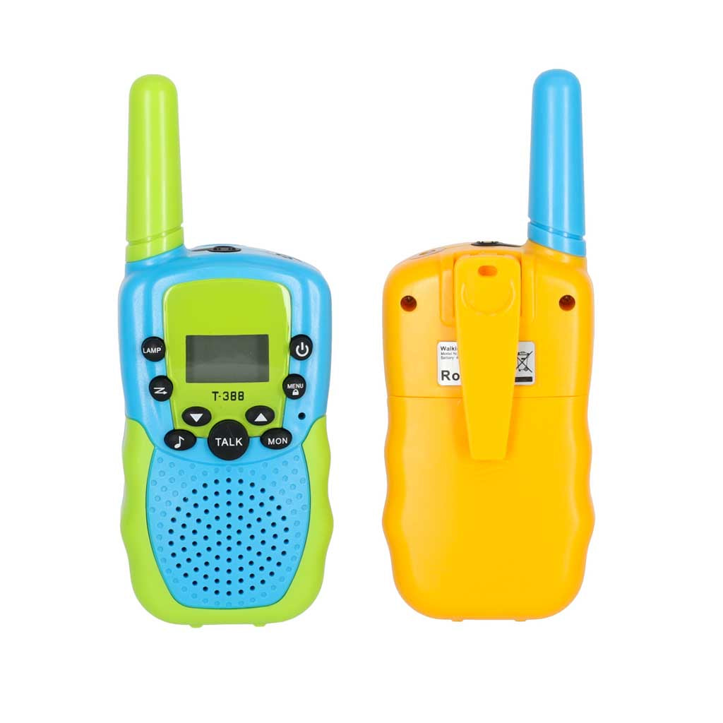 Vaikiškos racijos Walkie Talkie, 2 vnt. komplektas, iki 3 km