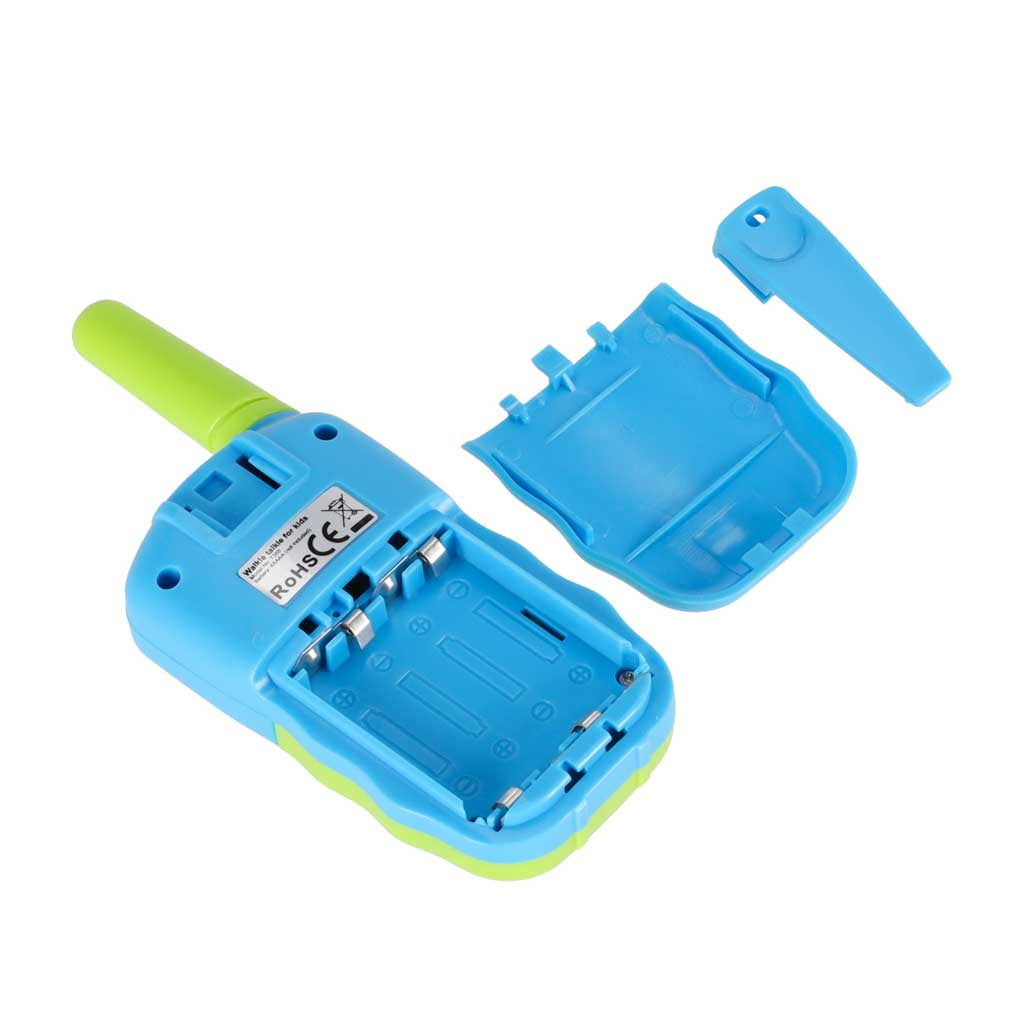 Vaikiškos racijos Walkie Talkie, 2 vnt. komplektas, iki 3 km