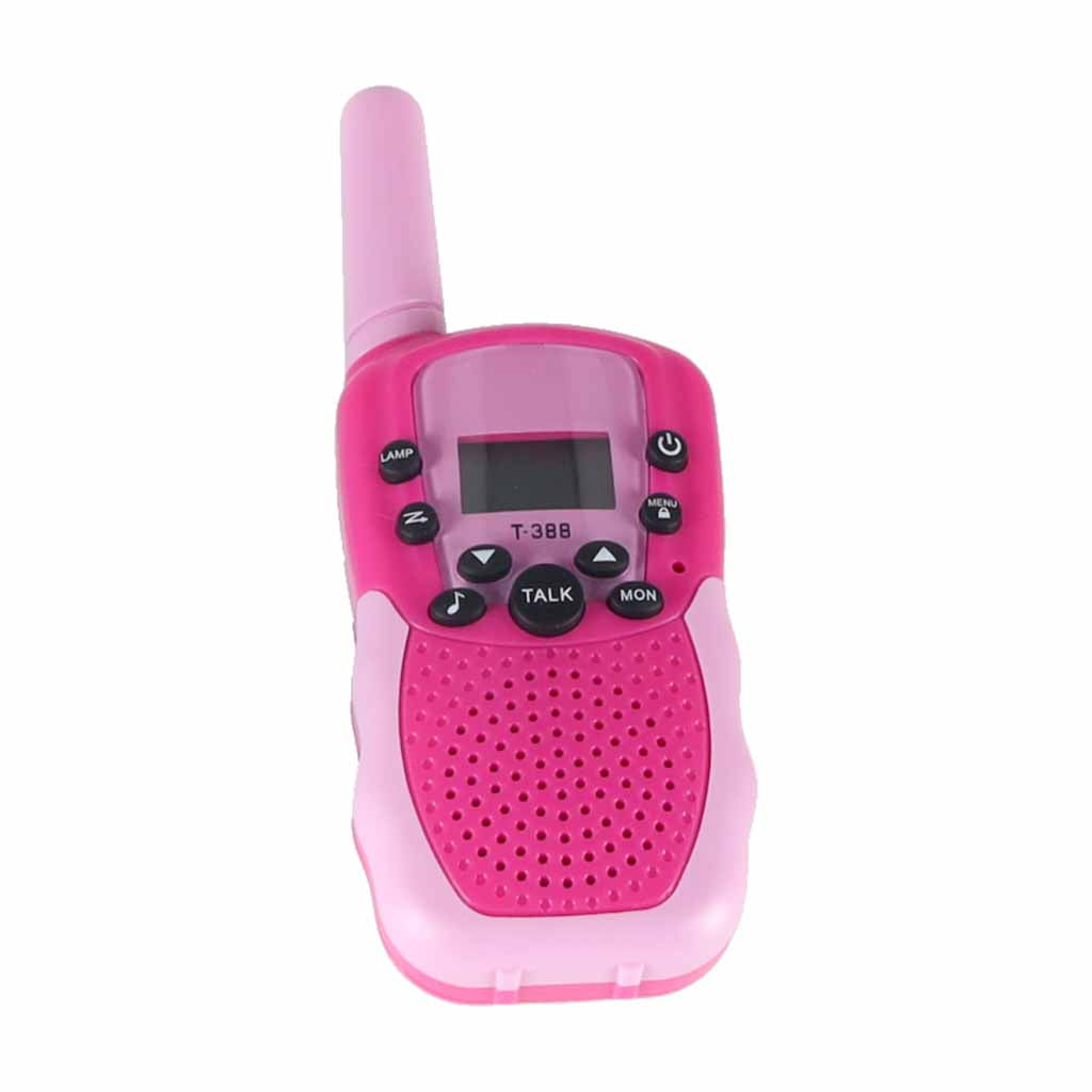 Vaikiškos racijos Walkie Talkie, 3 vnt. komplektas, iki 3 km