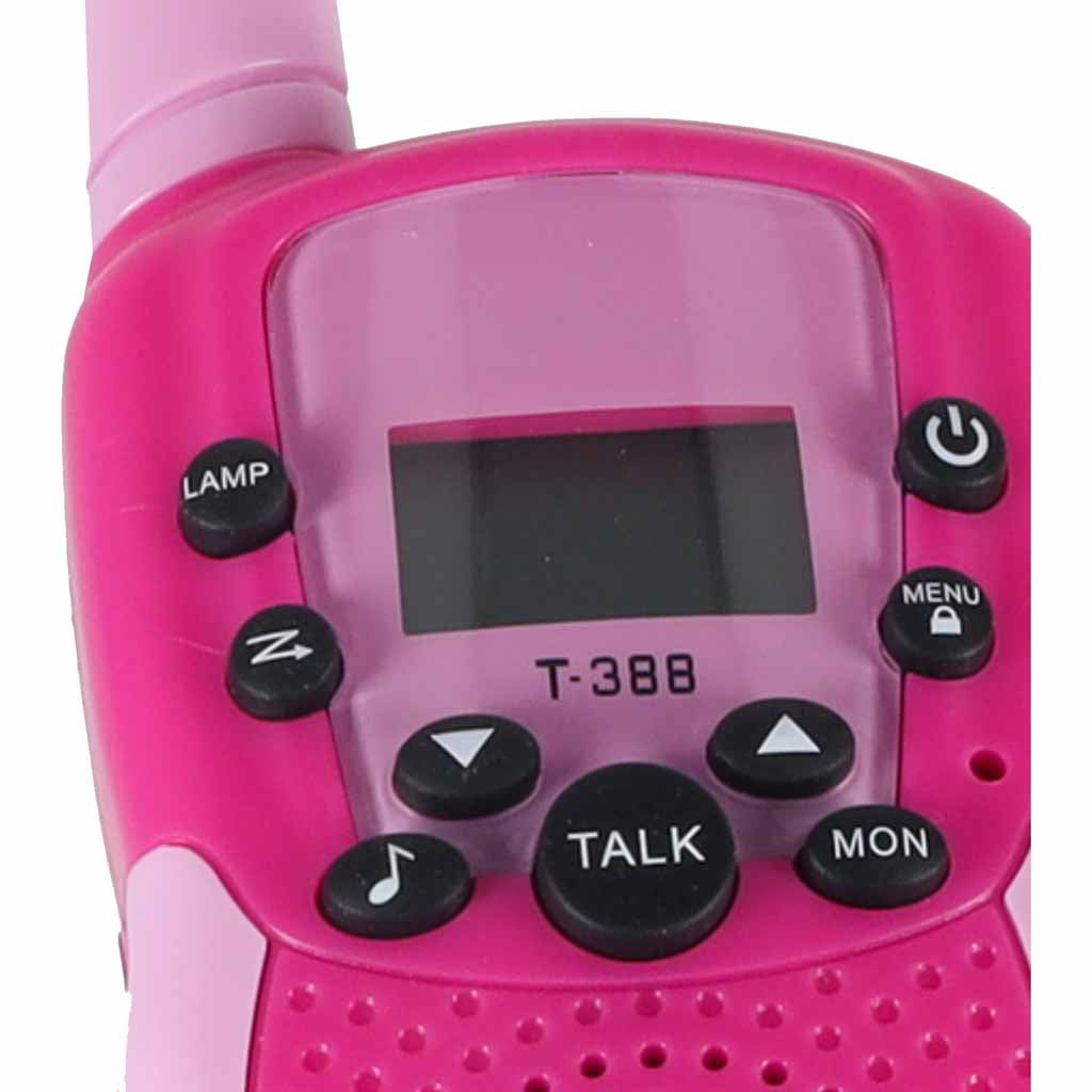 Vaikiškos racijos Walkie Talkie, 3 vnt. komplektas, iki 3 km