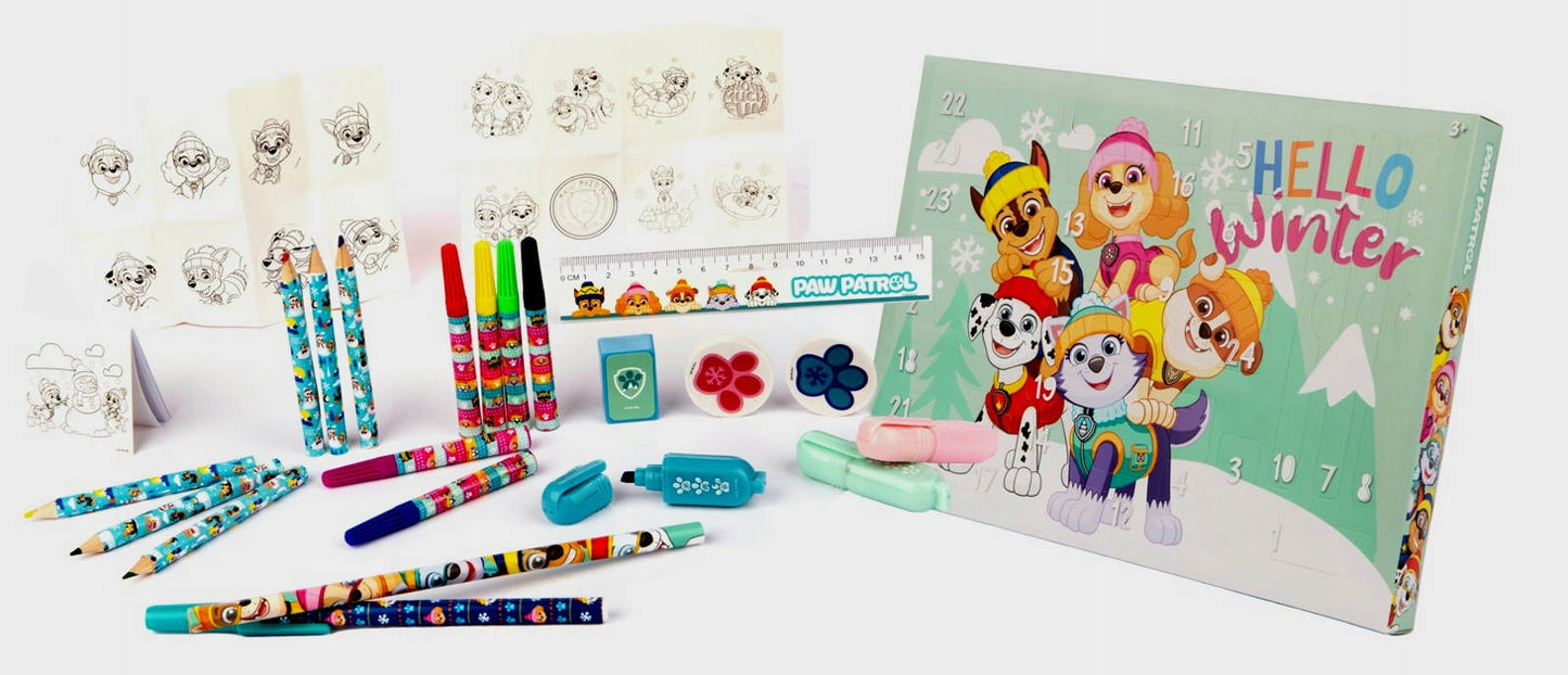 PAW Patrol Advento Kalendorius: Šunų Aksesuarai ir Kūrybingi Žaislai – vaizdas 2