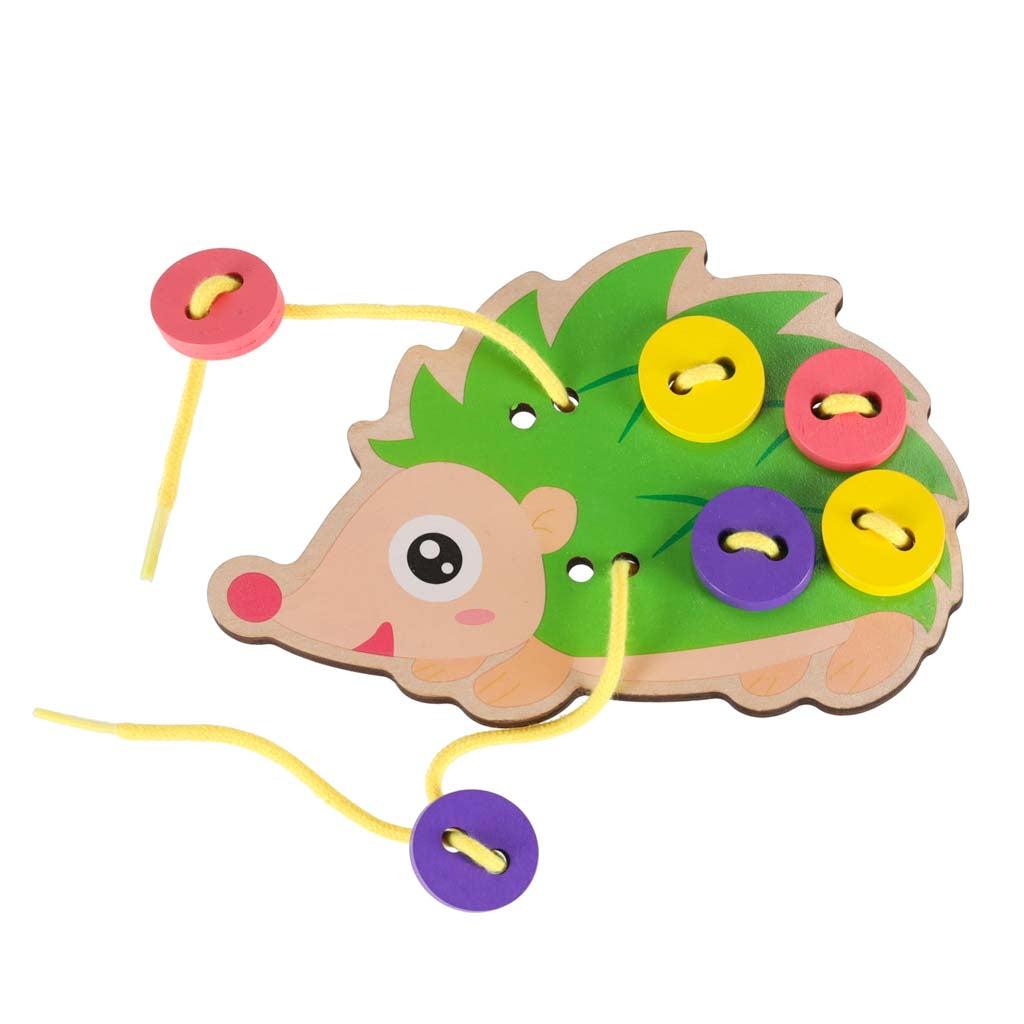 Edukacinis mygtukų siuvimo mokymosi rinkinys ežiukas