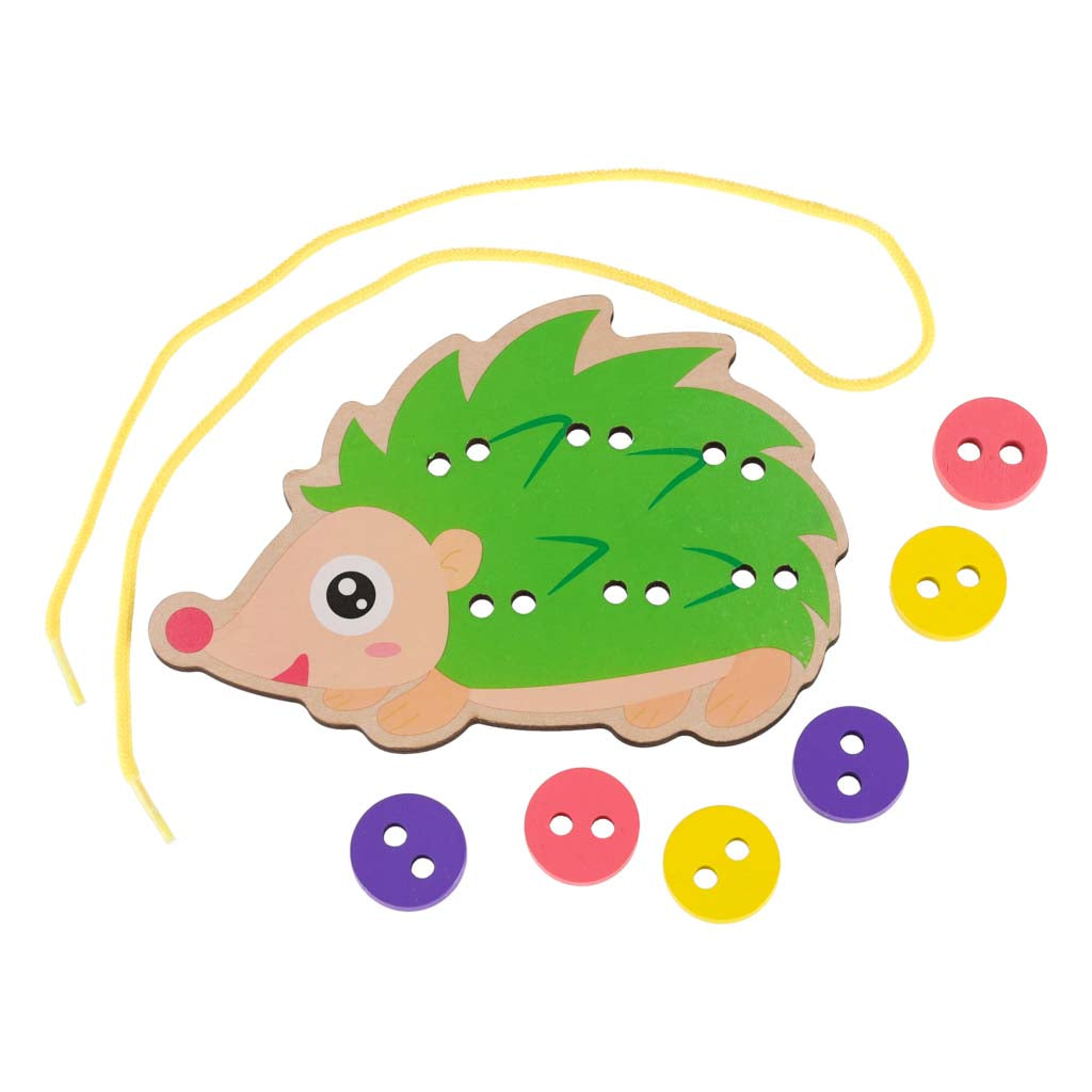 Edukacinis mygtukų siuvimo mokymosi rinkinys ežiukas