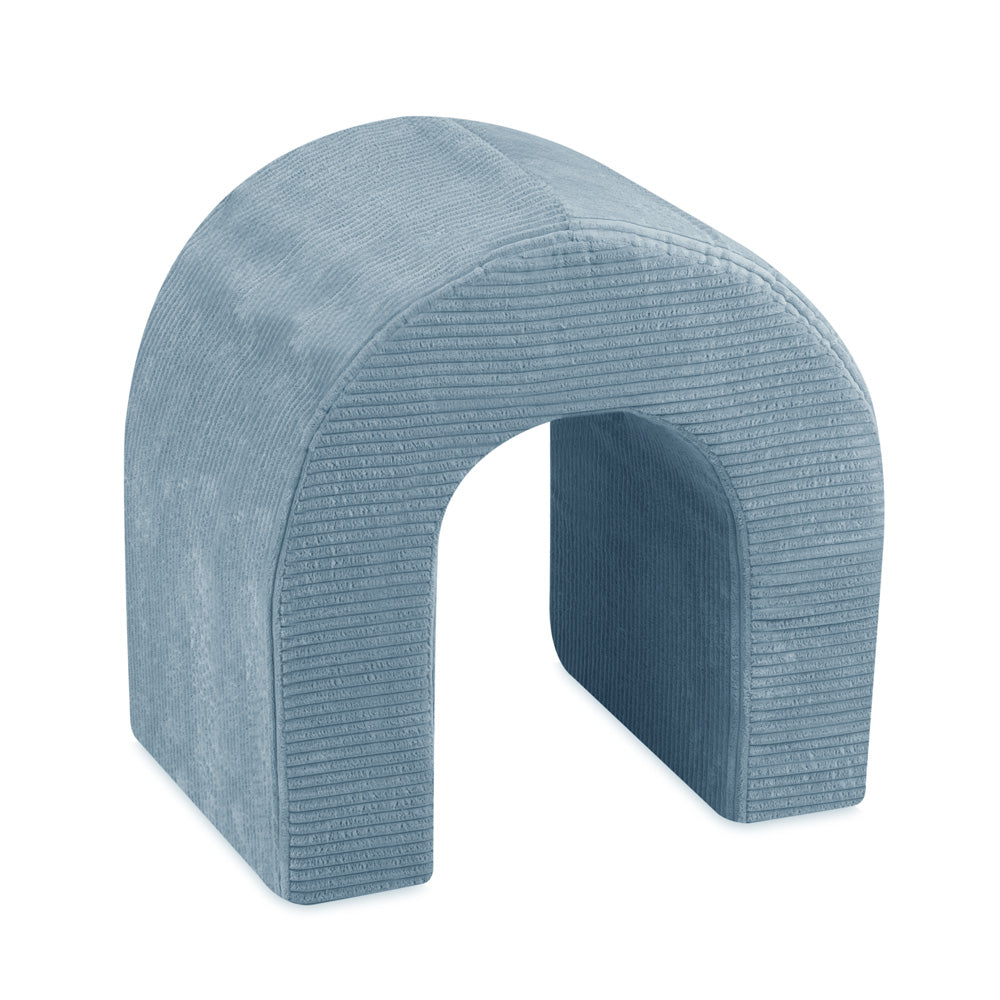 Žaidimų pilis iš kaladėlių, mėlynas velvetas, detalės vaizdas – vaizdas 5