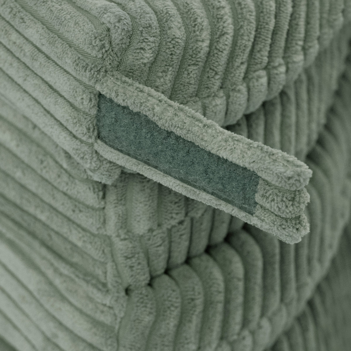 Prabangus PLUSH NEST Pūkuotos Gėlės Kilimėlis, Žalias Kordurojus – vaizdas 5