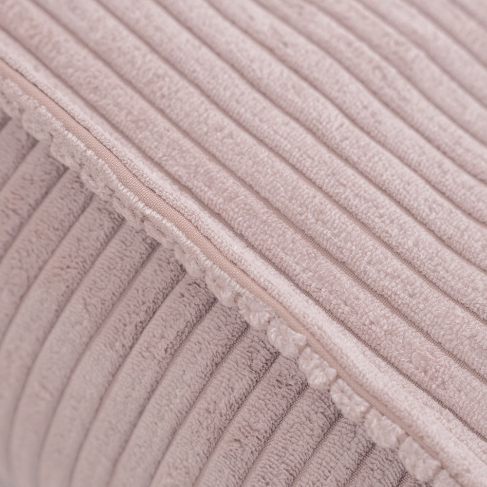 Prabangus Grindų Pufas PLUSH NEST, Šviesiai Rožinis Veliūras – vaizdas 9