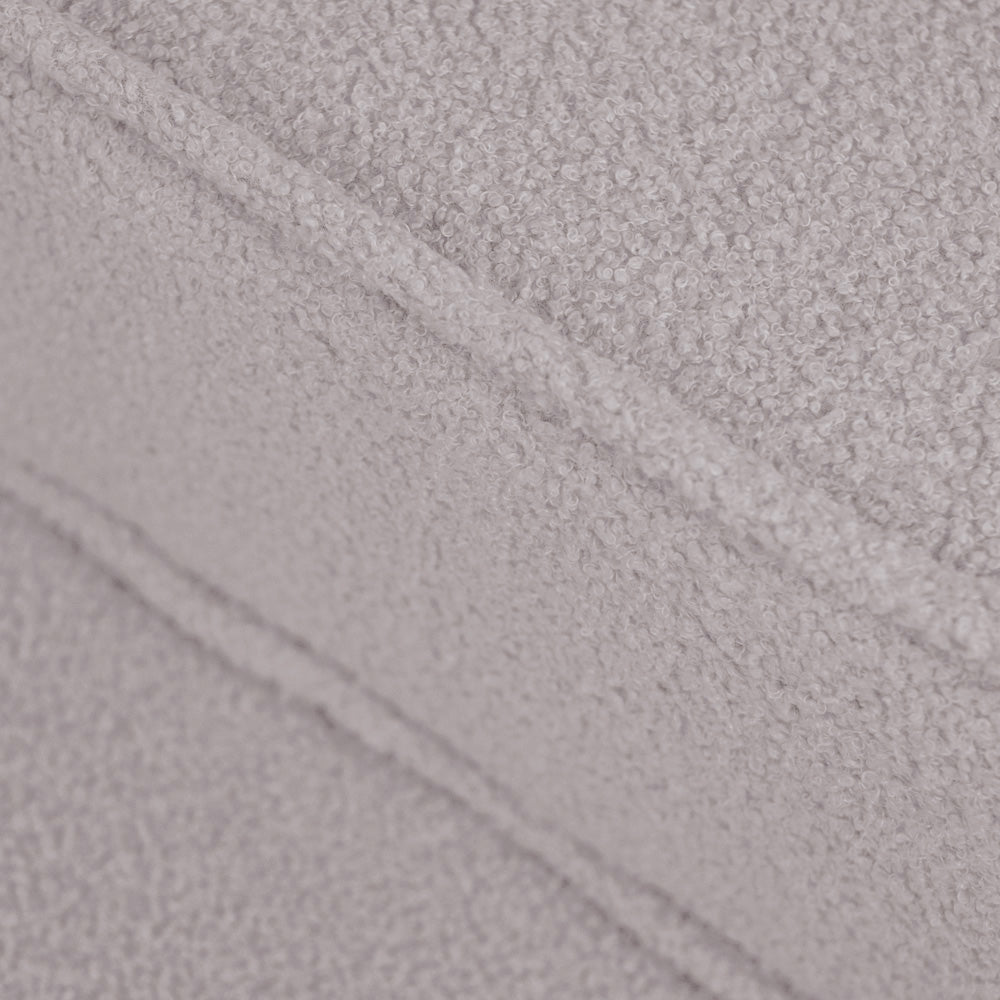 Pliušinis išskleidžiamas vaikų fotelis 'Avinėlis', pilkas – vaizdas 7