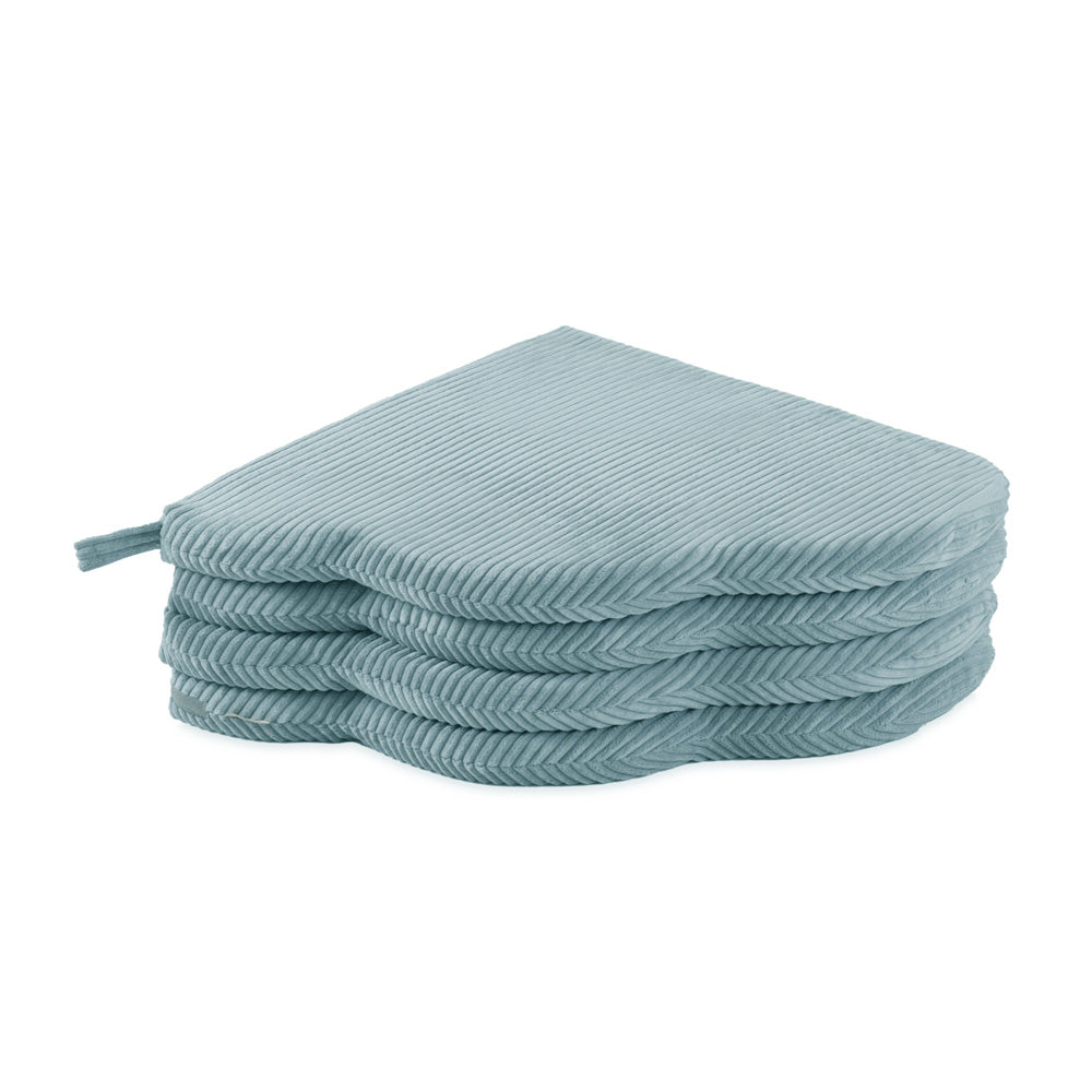 Kilimėlis PLUSH NEST, Mėlynas Gėlės formos, su kamuoliukais – vaizdas 8