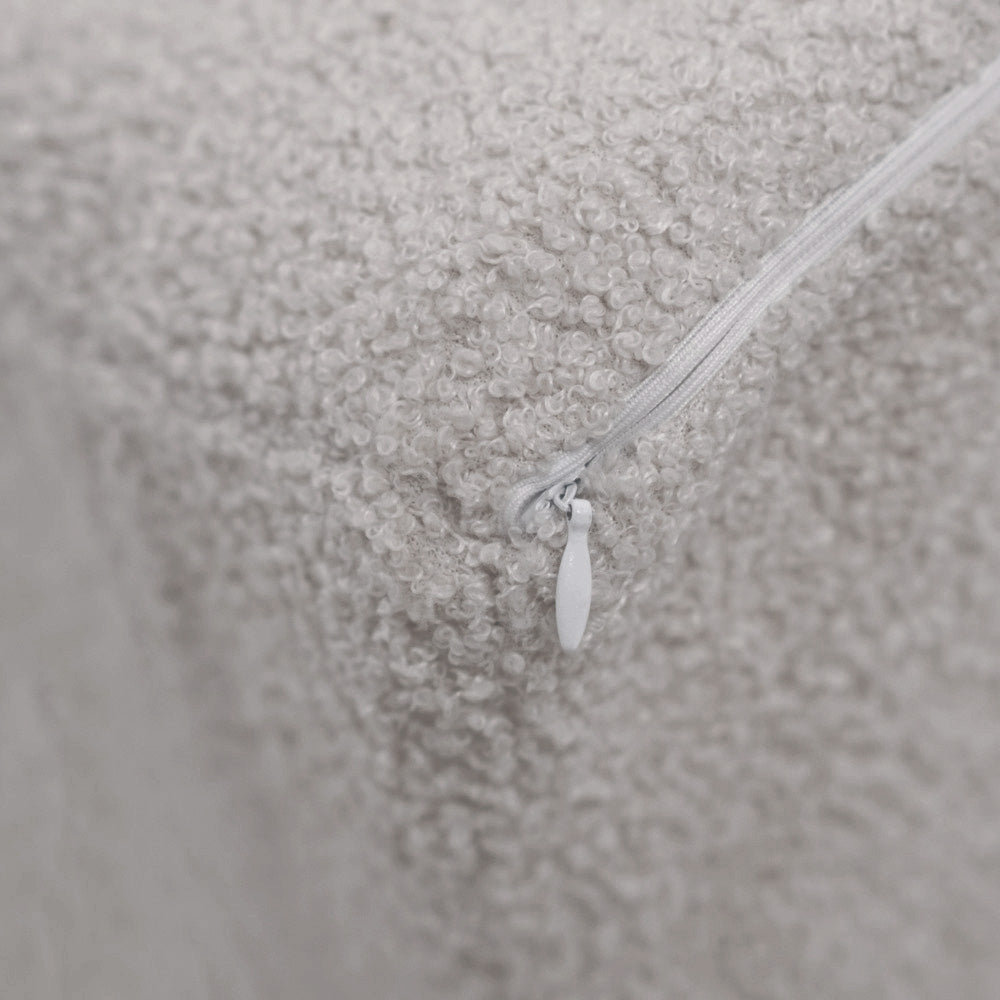 Pliušinis fotelis, Pilko Ėriuko Dizainas, šoninis vaizdas – vaizdas 2