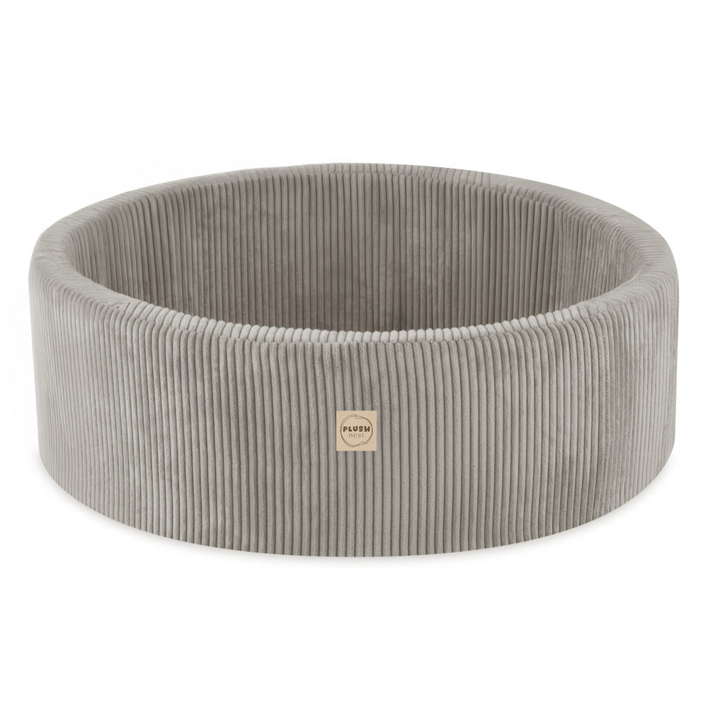 Premium Minkštas Žaidimų Aikštelės Rinkinys PLUSH NEST su Sausu Baseinu ir 200 Kamuoliukų, Smėlio Spalvos – vaizdas 7